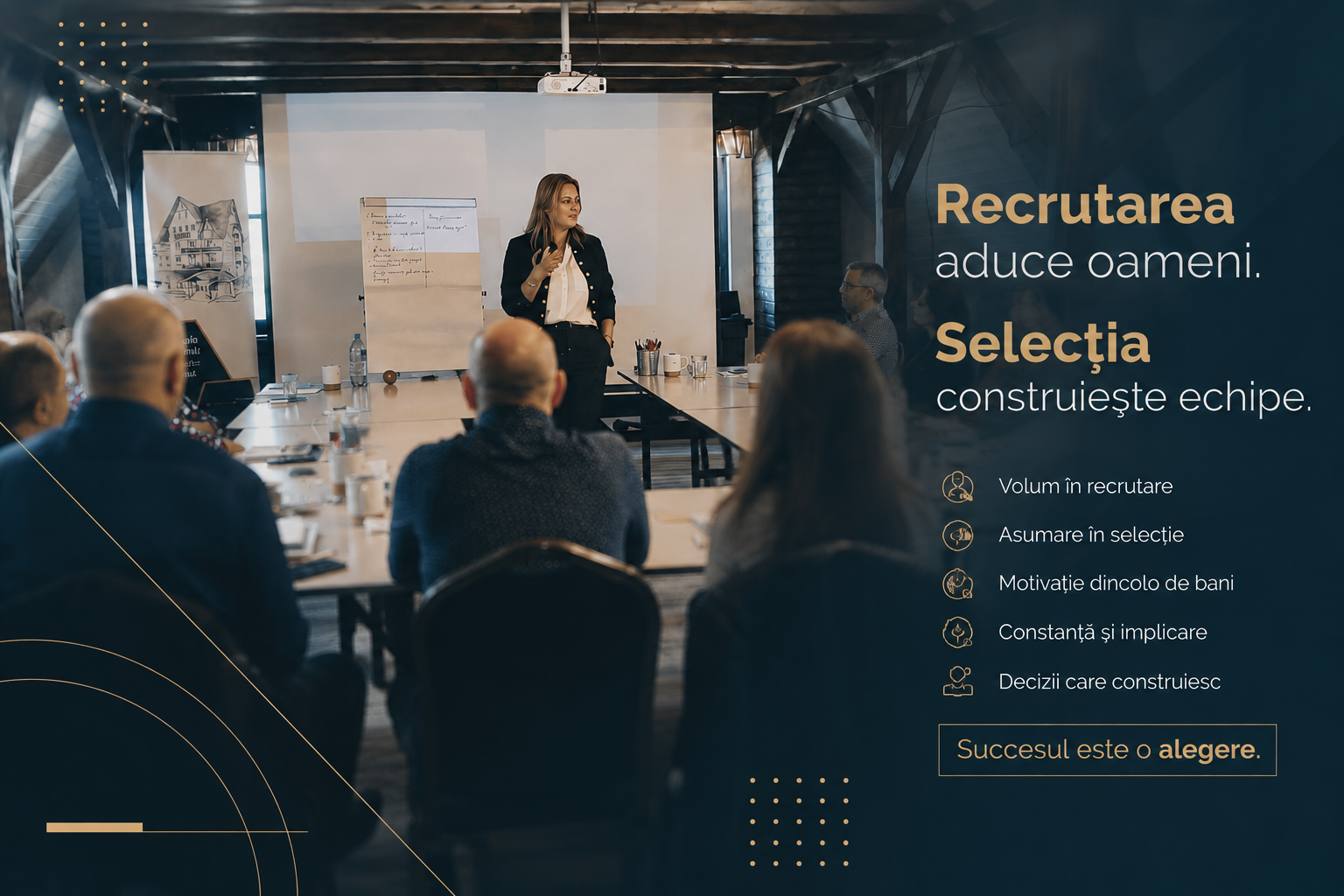 Recrutarea aduce oameni. Selecția construiește echipe
