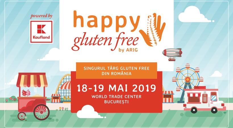 Te invit la singurul târg din România cu produse fără gluten – Happy Gluten Free 2019